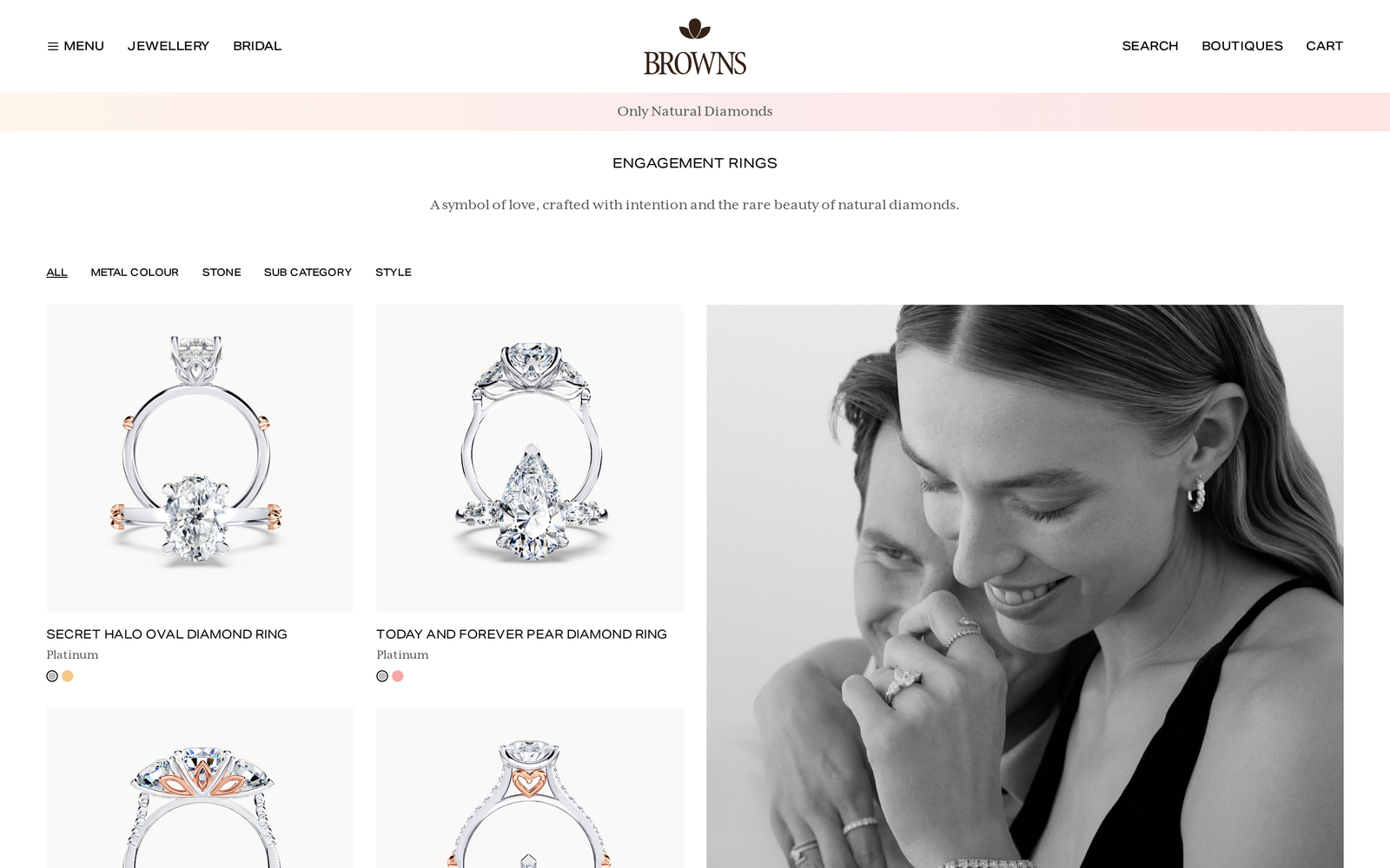 Browns — jewellers, since 1970. — screen 2